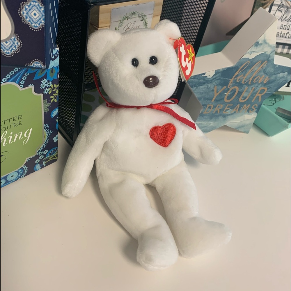 Very Rare Ty Beanie Baby with Brown Nose and Lots of Tag Mistakes